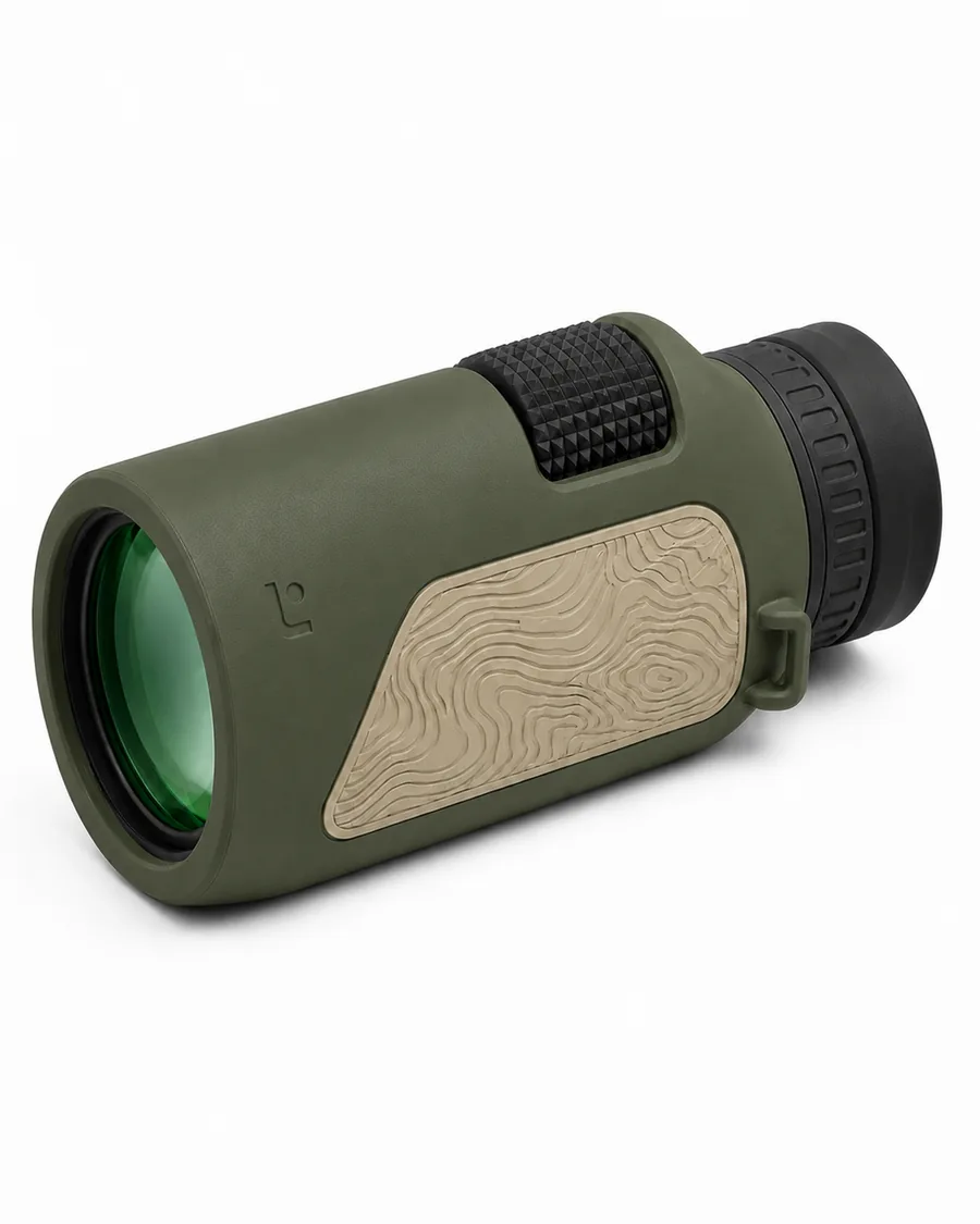 Caldera 8×32 in Ranger Green with Sand grip